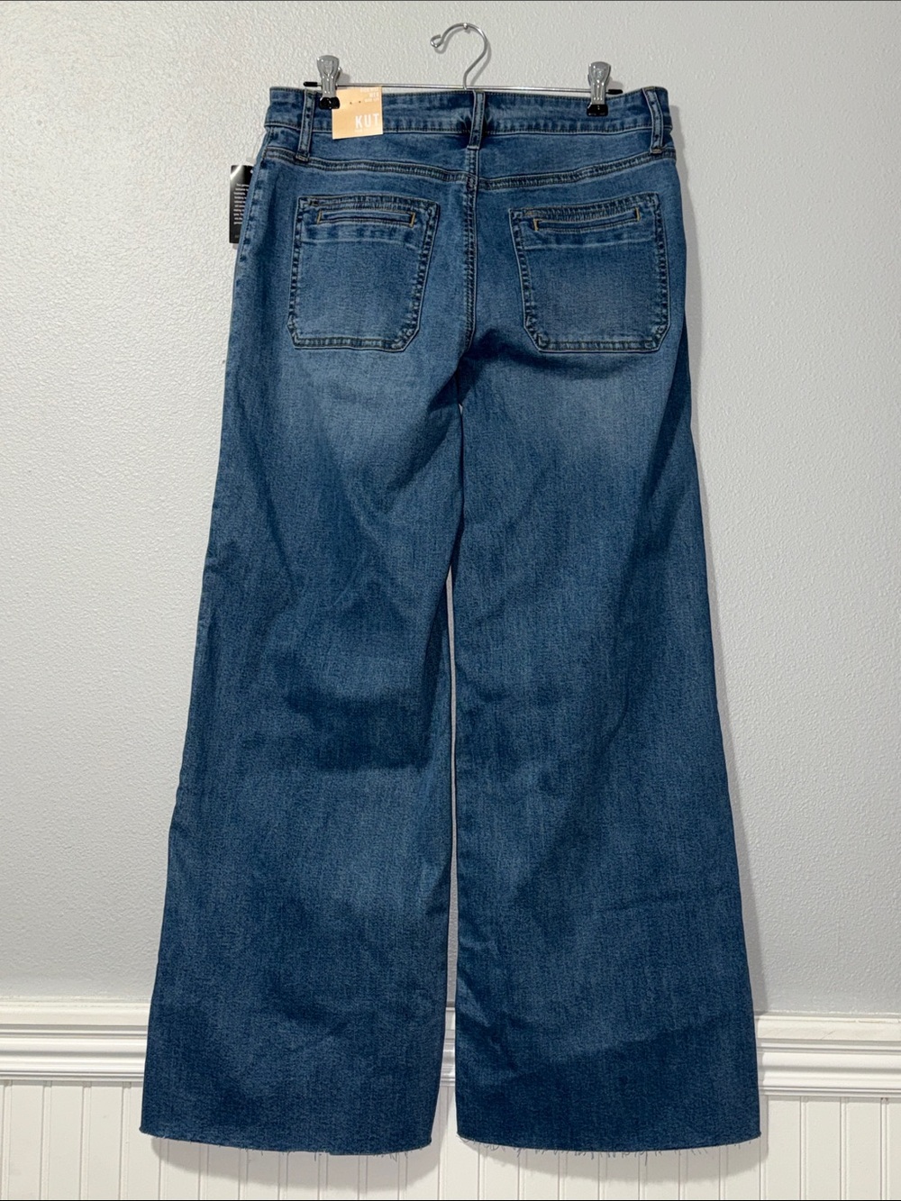 Kut from the Kloth Meg High Rise Wide-Leg Jeans in Sunny Sz 8 NWT - Picture 7 of 10